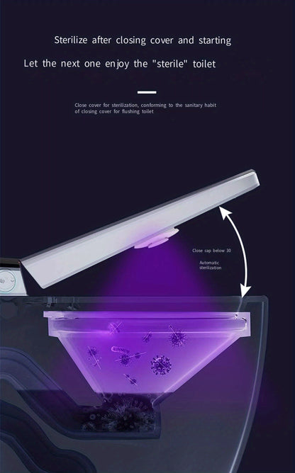 Aroma Bliss UV Toilet Disinfection Lamp - Advanced Odor Eliminator & Air Purifier - Compact, LED Ultraviolet Germicidal Technology for Home Sanitation