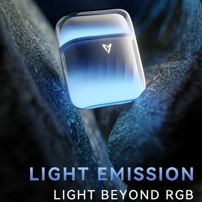 LIUP Pods Wireless Earbuds with Luminous Sand, AI Noise Cancellation & Bluetooth 5.4, Featuring 13mm Dynamic Driver for Trendy Tech Enthusiasts In Commute & Audio Scenarios, Auriculares Bluetooth with Dual-Device Connection &