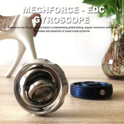 Three-Axis Precision Fingertip Gyroscope - Pop Fidget Toys with Rotating Balance, Decompression, and Black Technology Features