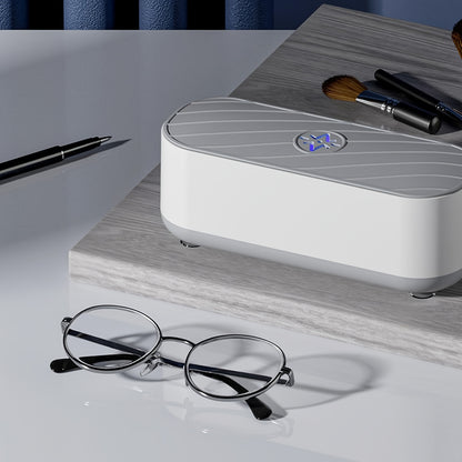 Professional 360° Deep Cleaning Machine - 45kHz Soundwave Technology, Chemical-Free, Safe for All Jewelry & Makeup Brushes, with High Frequency Vibration & Temperature Control