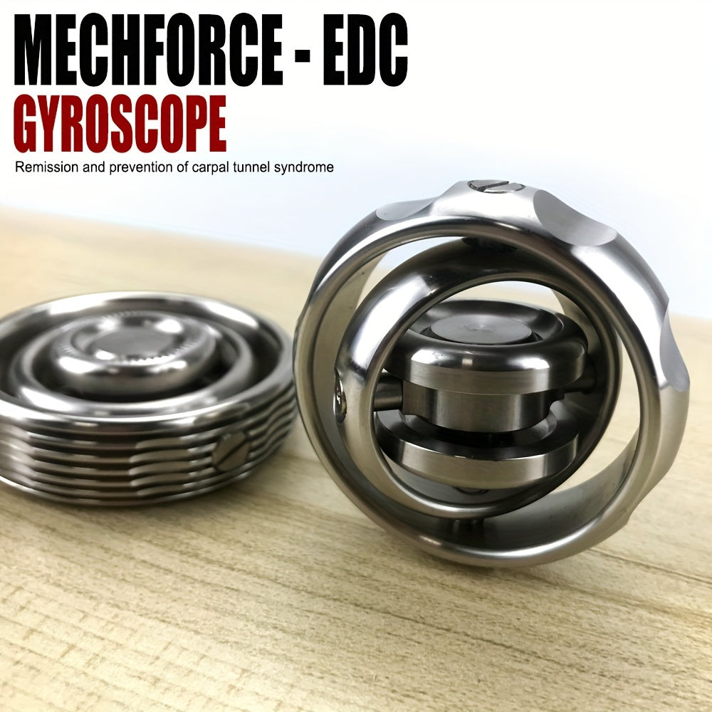 Three-Axis Precision Fingertip Gyroscope - Pop Fidget Toys with Rotating Balance, Decompression, and Black Technology Features