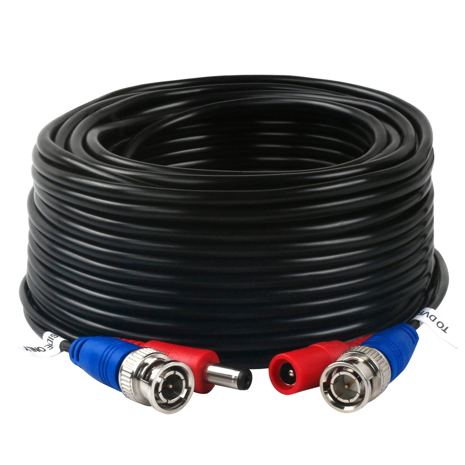 2 Pack 100 Feet BNC Video Power Cable,Bnc Extension Wire Video Security Camera Wire with Connectors for CCTV Camera DVR Surveillance System