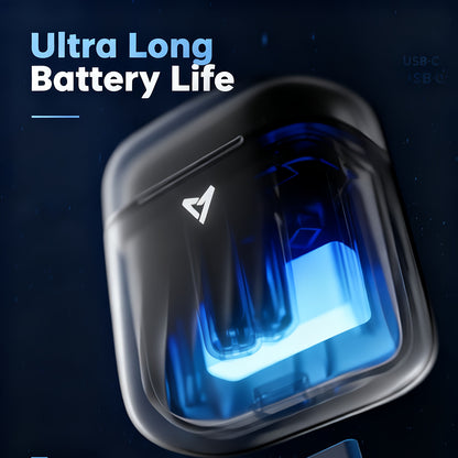 LIUP Pods Wireless Earbuds with Luminous Sand, AI Noise Cancellation & Bluetooth 5.4, Featuring 13mm Dynamic Driver for Trendy Tech Enthusiasts In Commute & Audio Scenarios, Auriculares Bluetooth with Dual-Device Connection &