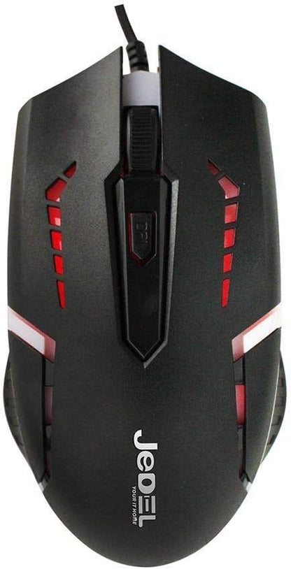 Jedel GK100 White Gaming Keyboard and Mouse Bundle