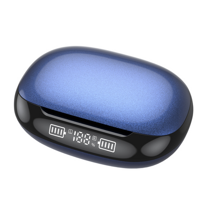 Sport Ear Hook LED Display Wireless Earphone With Microphones