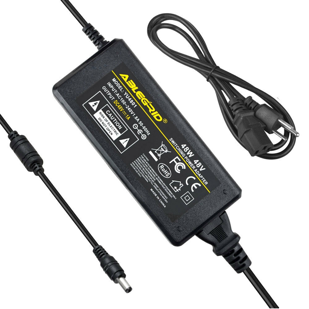 48V 1A AC Adapter Charger for Delta Electronics ADP-48DR B Power Supply Cord