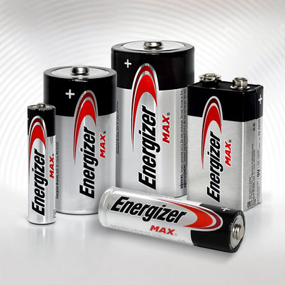 MAX C Batteries (8 Pack), C Cell Alkaline Batteries