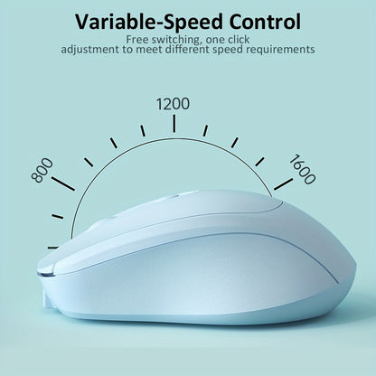 [Wireless Silent Mouse] Wireless Silent Mouse | Ambidextrous Dual-Mode Ergonomic Type-C Rechargeable for Office/Home Use with Tablet/Laptop/Desktop Connectivity, Portable, Compact, Durable Build, Tech Enthusiasts
