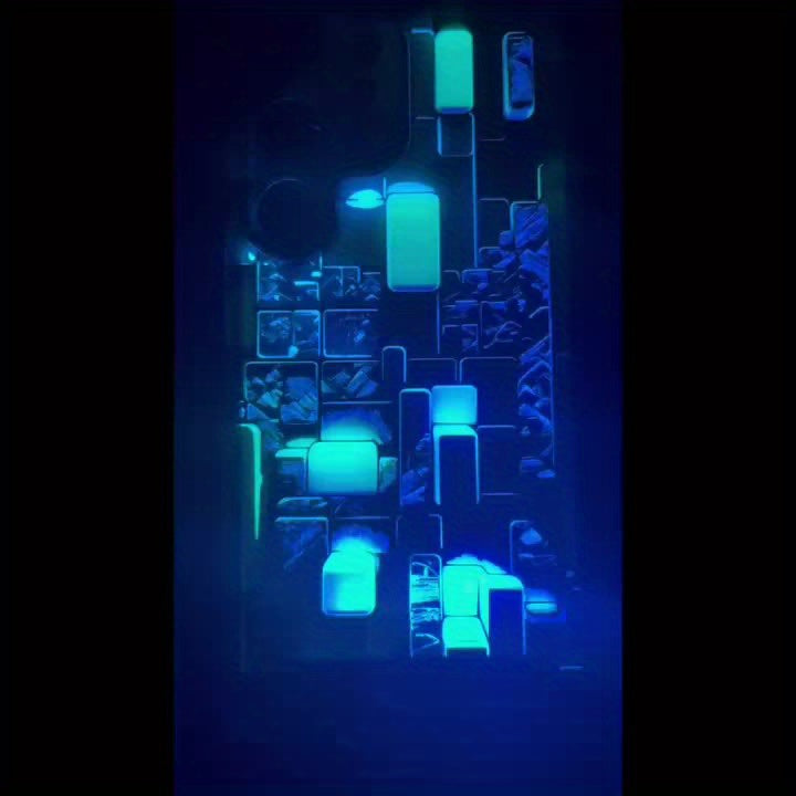 Light-emitting sound control TPU mobile phone case suitable for Samsung S23 Ultra/S22/S24 Plus/ip15promax/ip14promax/ip13promax - luminous technology, elegant daytime design, enhanced night visibility - 1 piece
