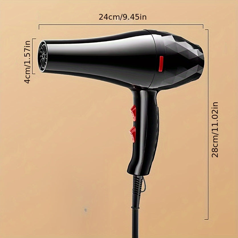Professional High-Speed Hair Dryer Set - Fast Drying, Low Noise, Advanced Ionic Technology, Multiple Heat Settings, Cool Shot Button, Concentrator Attachment, Suitable for Home Use, Salon-Quality Styling
