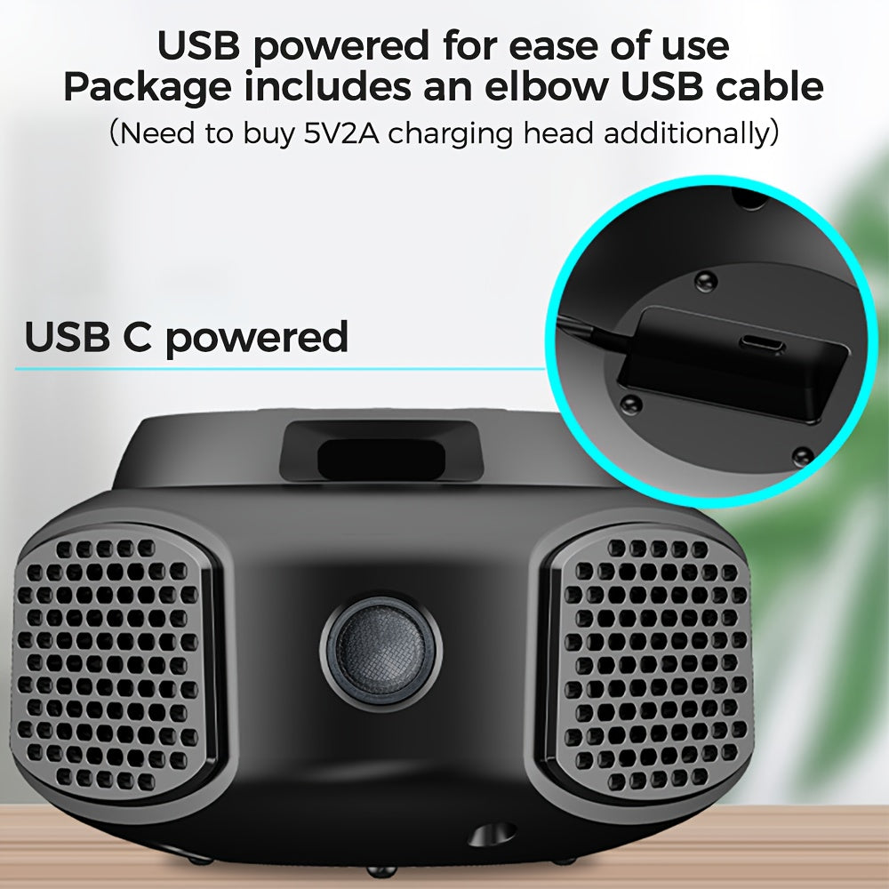 1pc, Cappsu Upgraded Rodent Repellent, 360° Ultrasonic Pest Repeller With Flashlights & PIR, Humane Mouse Traps Effectively Repel Mouse/Squirrel/Spider/Bat For Attics, Houses, Barns, Family & Pet Safe, Pest Control, Househol