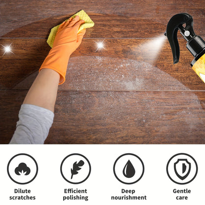 1set Furniture beeswax Spray set, beeswax spray for wood floor and furniture maintenance, polishing, waterproof, dry, crack, scratch repair, refurbished wax, cleaning supplies, household gadgets