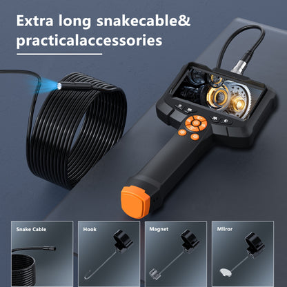 16.5ft Borescope Camera With Light, 4.3"/2.4" Endoscope Camera With Light, IP67 Waterproof Endoscope, 1080 HD Inspection Camera, Snake Camera, Endoscope Camera Gadgets For Men