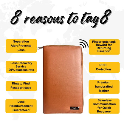 Family Passport Tracker Holder
